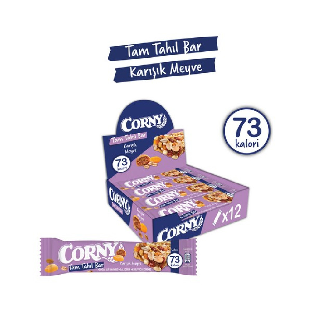 Corny Karışık Meyveli Tahıl Bar x 12 Adet Diğer Fiyatı