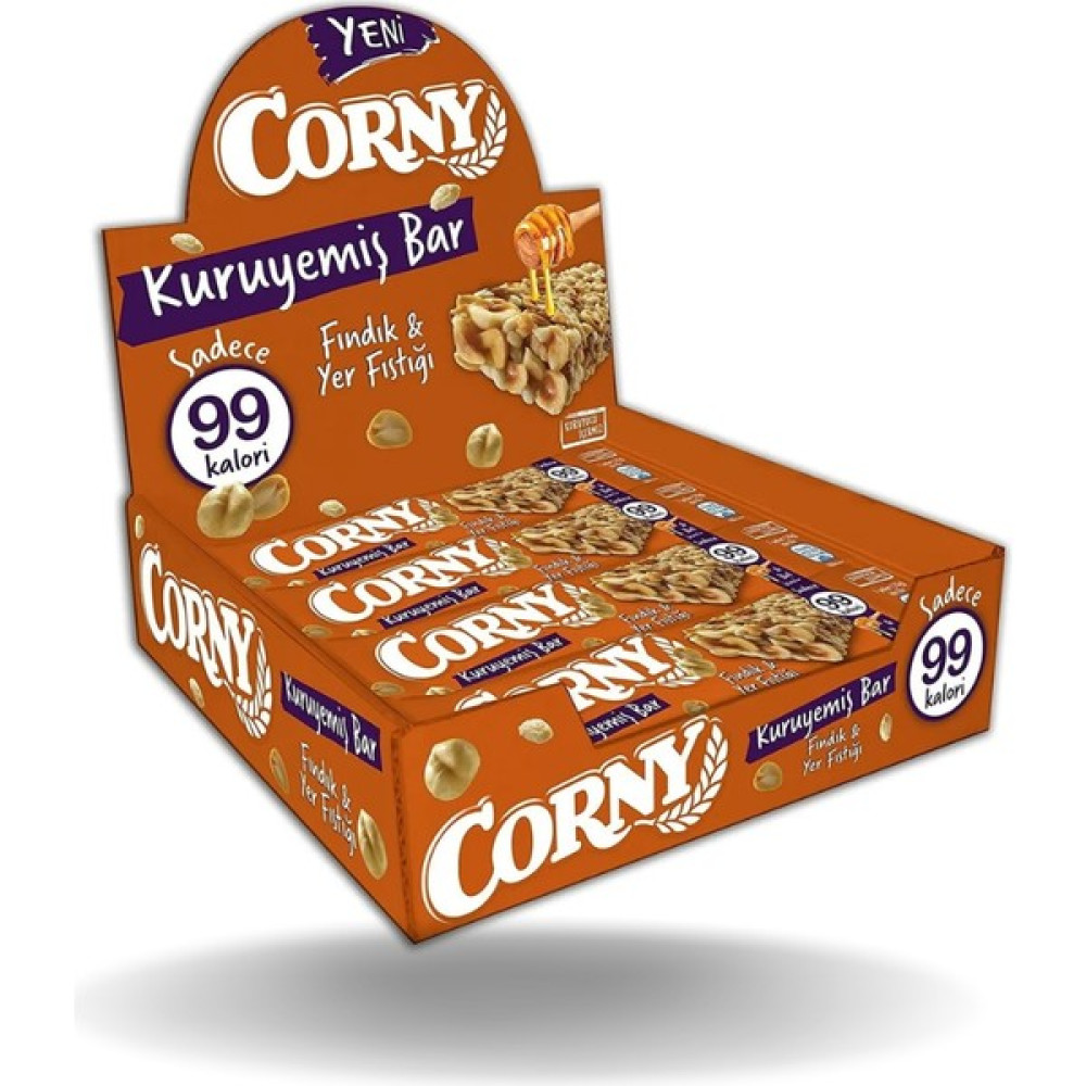 Corny Tahıl Bar Fındık ve Yerfıstığı 20 gr x 12 Adet - 1 Adet Diğer Fiyatı