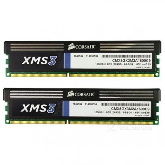 Corsair 8GB 1600MHz DDR3 CMX8GX3M2A1600C9 RAM Bellek