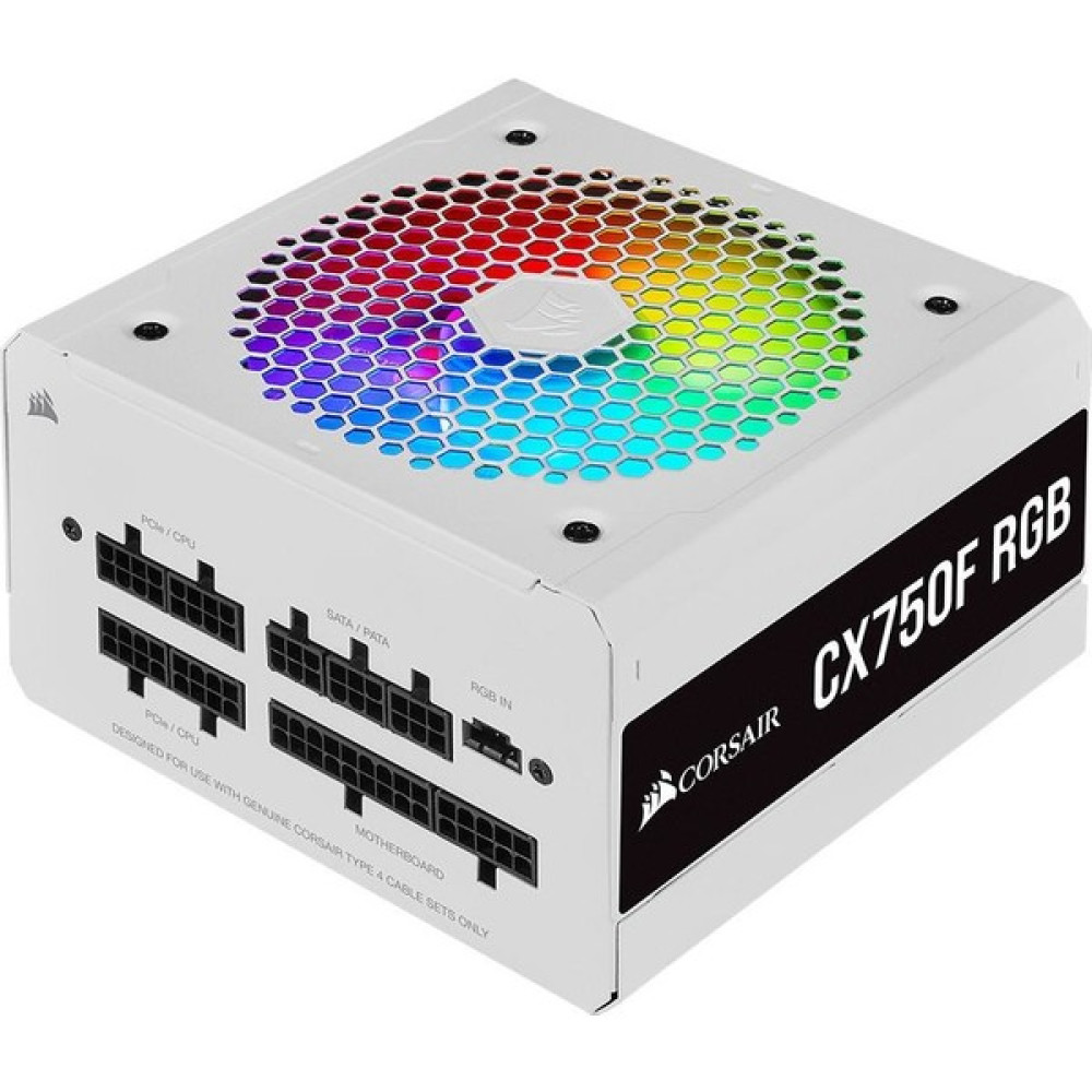 Corsair CX750F RGB 750W 80+ Bronze Beyaz Full Modüler 120 mm Fanlı PSU Power Supply Fiyatı
