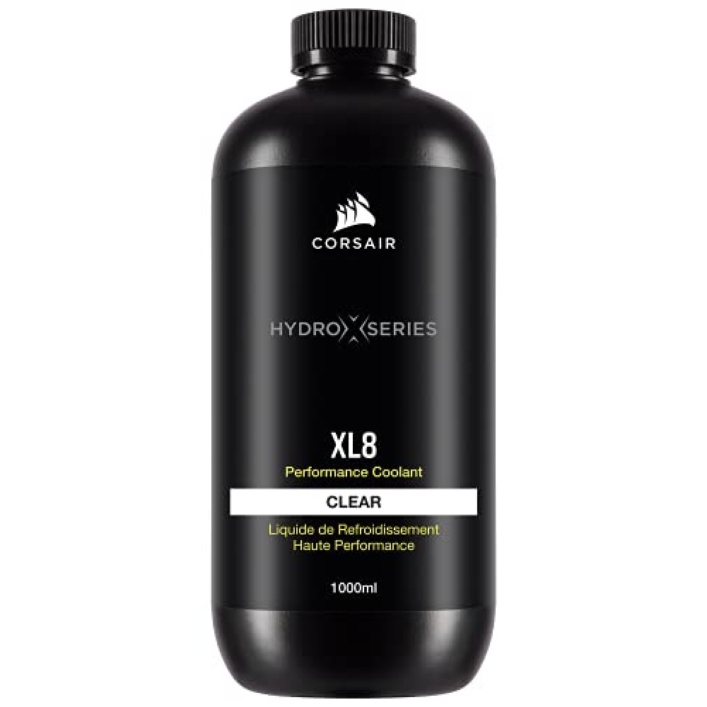 CORSAIR Hydro X Series, XL8, Performance Coolant, 1L, Clear