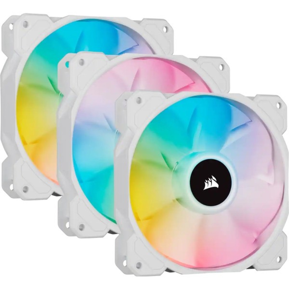 Corsair Icue SP120 RGB Elite Beyaz 120 mm Fan 3'lü Set 0840006637776 Soğutucular Fiyatı