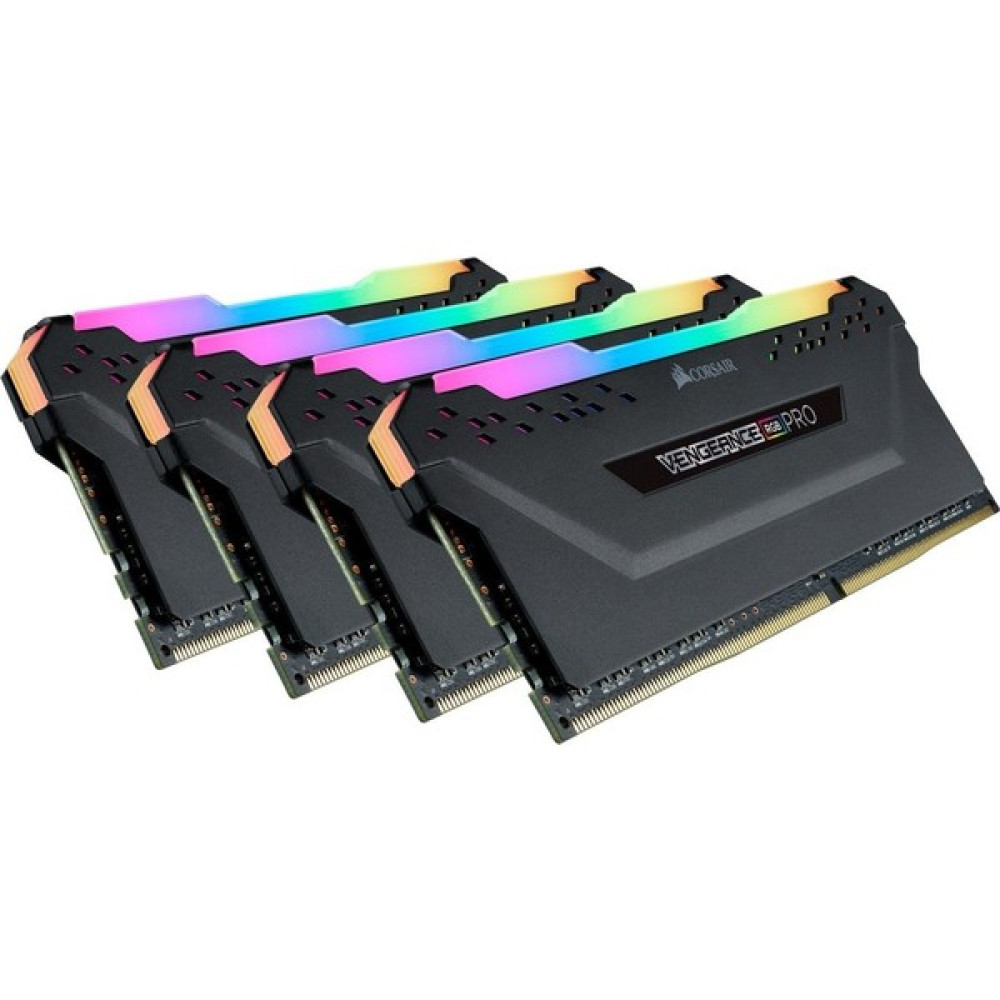 Corsair Vengeance Rgb Pro 32GB (4x8) 3200MHZ CMW32GX4M4C3200C16 Siyah RAM Bellekler Fiyatı