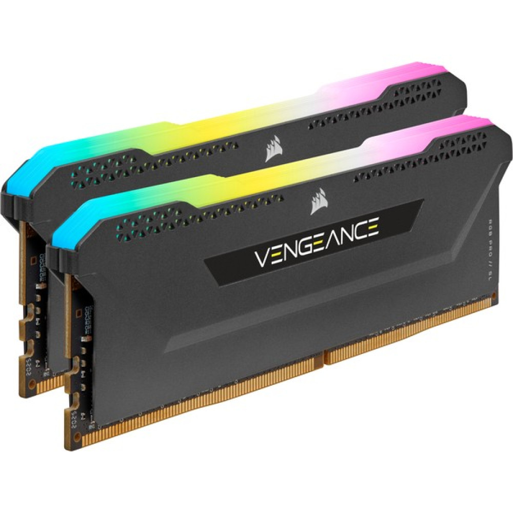 Corsair Vengeance Rgb Pro Sl 16GB (2x8) 3600MHZ CL18 CMH16GX4M2D3600C18 Ddr4 Ram Bellek Siyah RAM Bellekler Fiyatı