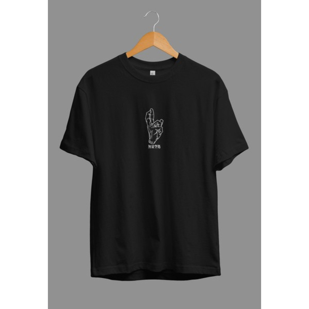 Corvoart Oversize Jujutsu Kaisen Minimalist Jujutsu Hareketi Anime Karakter Baskılı Tasarım Tişört Erkek T-shirt Fiyatı
