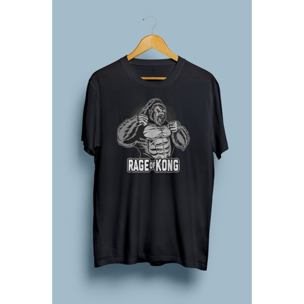 Corvoart Rage Of Kong King Kong Goril Tasarım Baskılı Tişört Erkek T-shirt Fiyatı