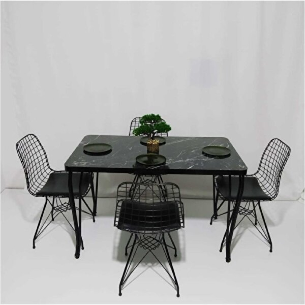 Coşar Group Masa Sandalye Takımı Mermer Desen 120X70 cm Masa 4 Sandalye Seti Masa - Sandalye Seti / Takımı Fiyatı