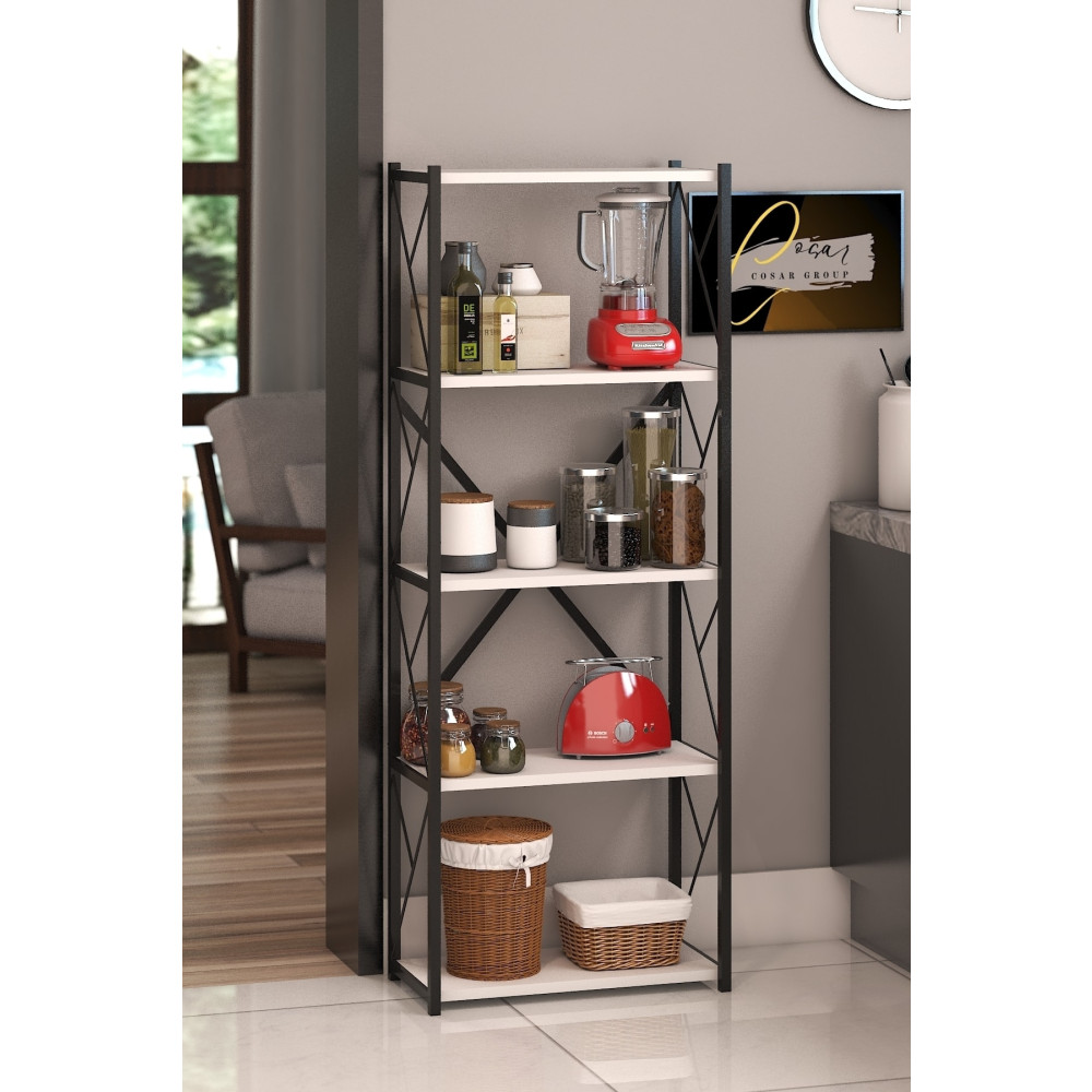 Cosargroup 5 Raflı Mikrodalga Fırın Rafı Çok Amaçlı Dolap Raf 150 Cm Beyaz Mutfak Dolabı / Mobilyası Fiyatı