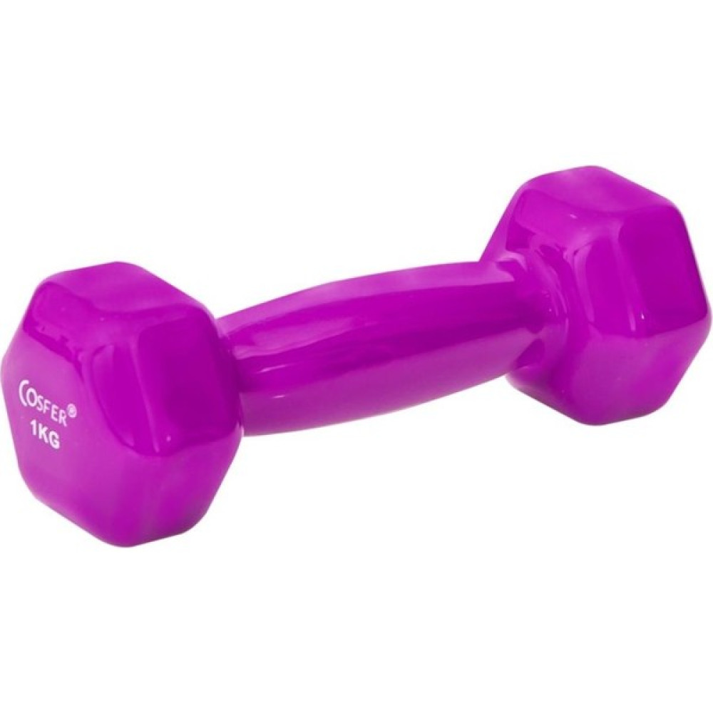 Cosfer CSF-9082-1 PVC Demir Dambıl - 1 Kg Dambıllar & El / Ayak Ağırlıkları Fiyatı
