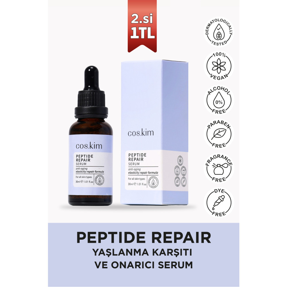 Cos.kim Peptit Içeren Onarıcı Cilt Bakım Serumu | Peptide Repair Serum 30 Ml Cilt ve Yüz Bakımı Fiyatı