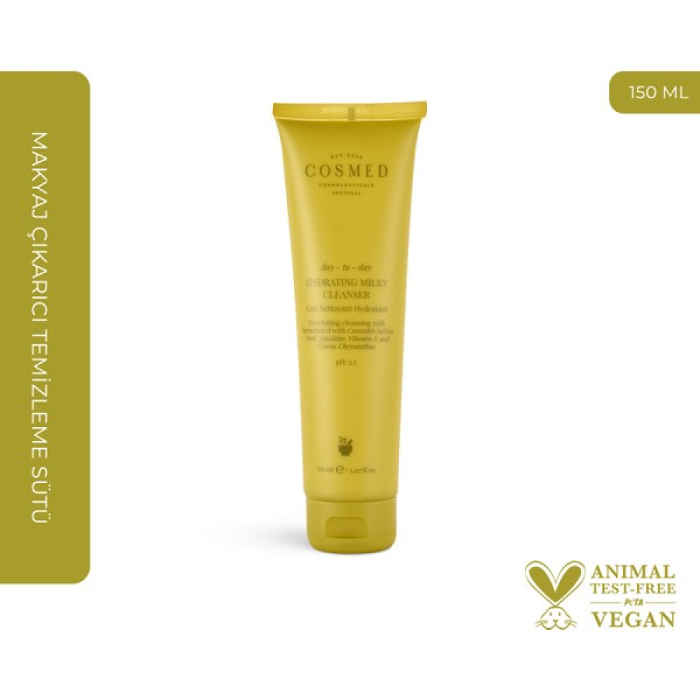Cosmed Day-To-Day Hydrating Milky Cleanser 150 ml Cilt Temizleme ve Peeling Fiyatı