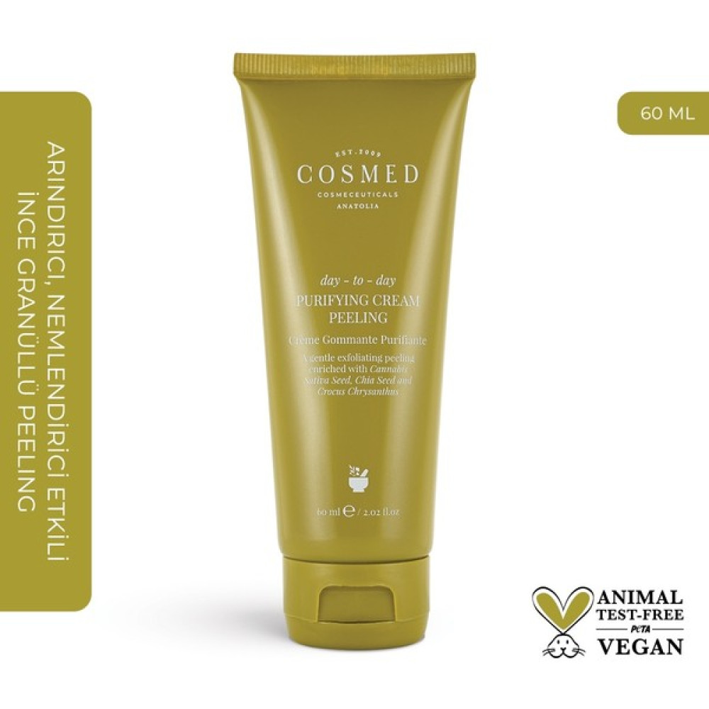 Cosmed Day-To-Day Purifying Cream Peeling 60 ml Cilt Temizleme ve Peeling Fiyatı