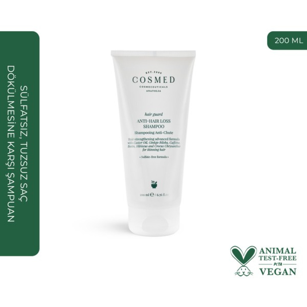 Cosmed Hair Guard Anti-Hair Loss Shampoo 200 ml - 1 Şampuan ve Saç Kremi Fiyatı