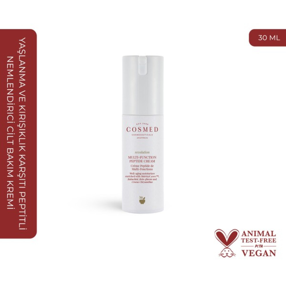 Cosmed Revolution Multi Function Peptide Cream 30 ml Anti-Aging / Yaşlanma Karşıtı Fiyatı