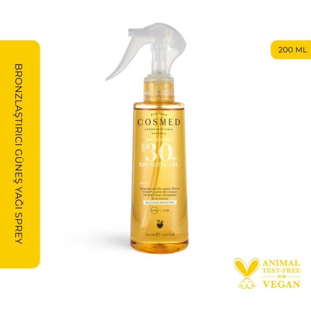 Cosmed Sun Essentıal - Bronzıng Oıl SPF30 Güneş Kremleri ve Losyonları Fiyatı