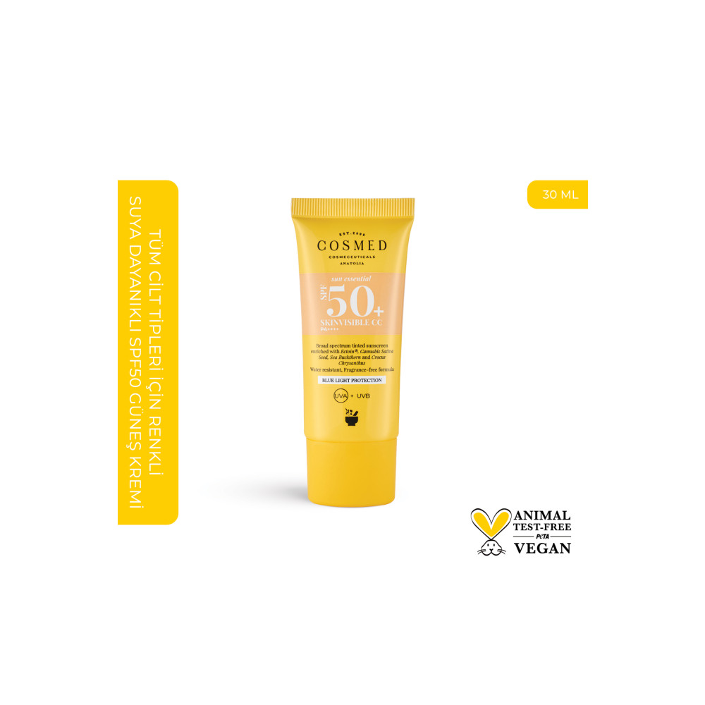 COSMED Sun Essential - Skinvisible Cc Spf 50+ 30 Ml Güneş Kremleri ve Losyonları Fiyatı