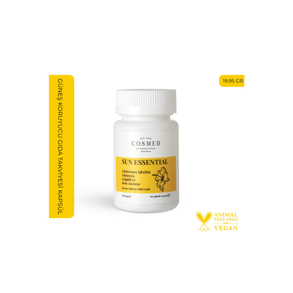 COSMED Sun Essential Takviye Edici Gıda 30 Kapsül Sağlık / Diyet Fiyatı