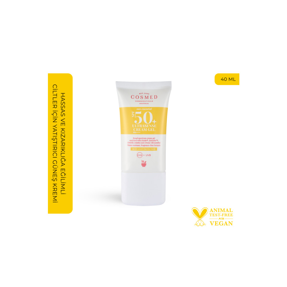 COSMED Sun Essential - Ultrasense Cream Gel Spf 50+ 40 ml Güneş Kremleri ve Losyonları Fiyatı