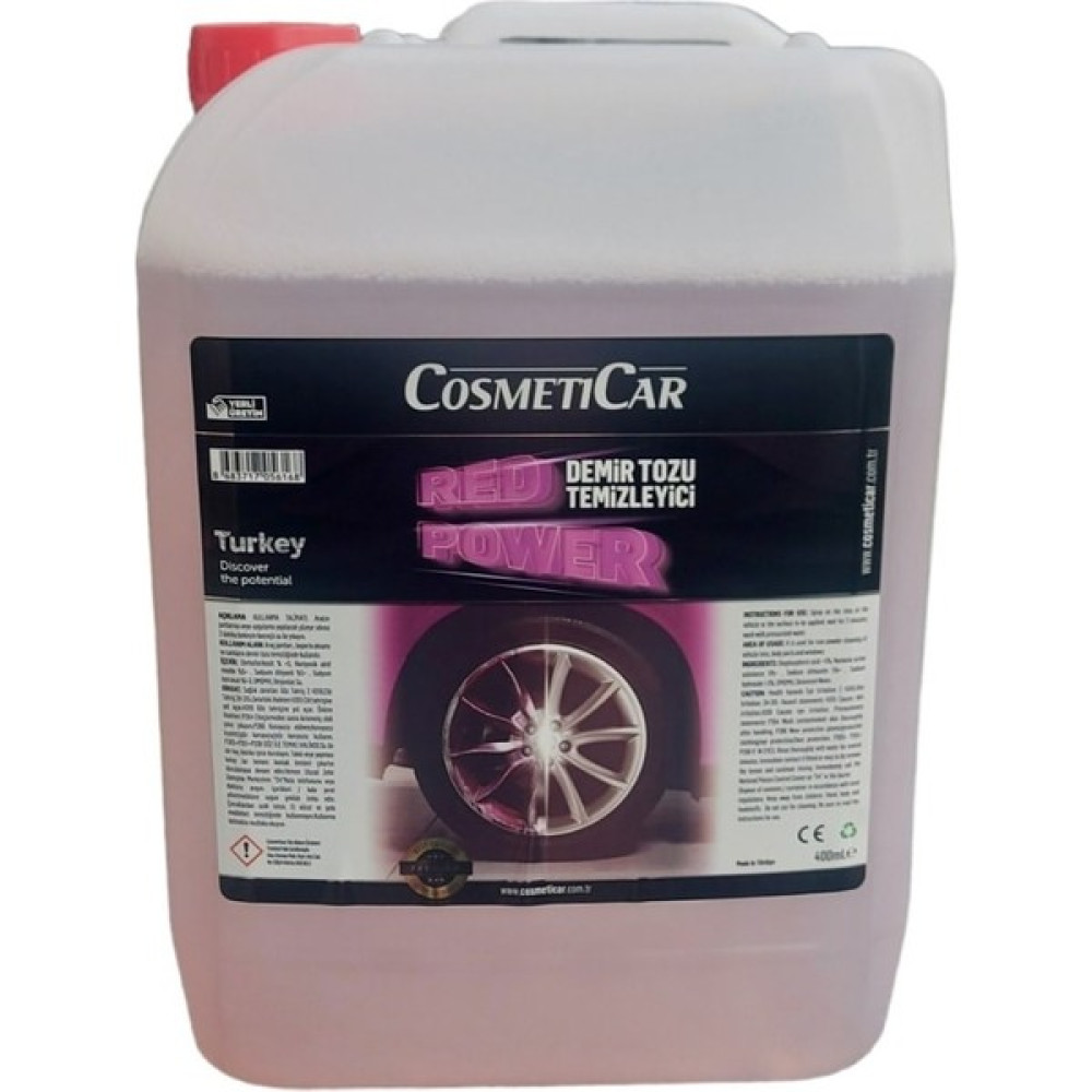CosmetiCar 5kg Demir Tozu Temizleyici , Demir Tozu Sökücü Red Power Jantlar & Jant Aksesuarları Fiyatı