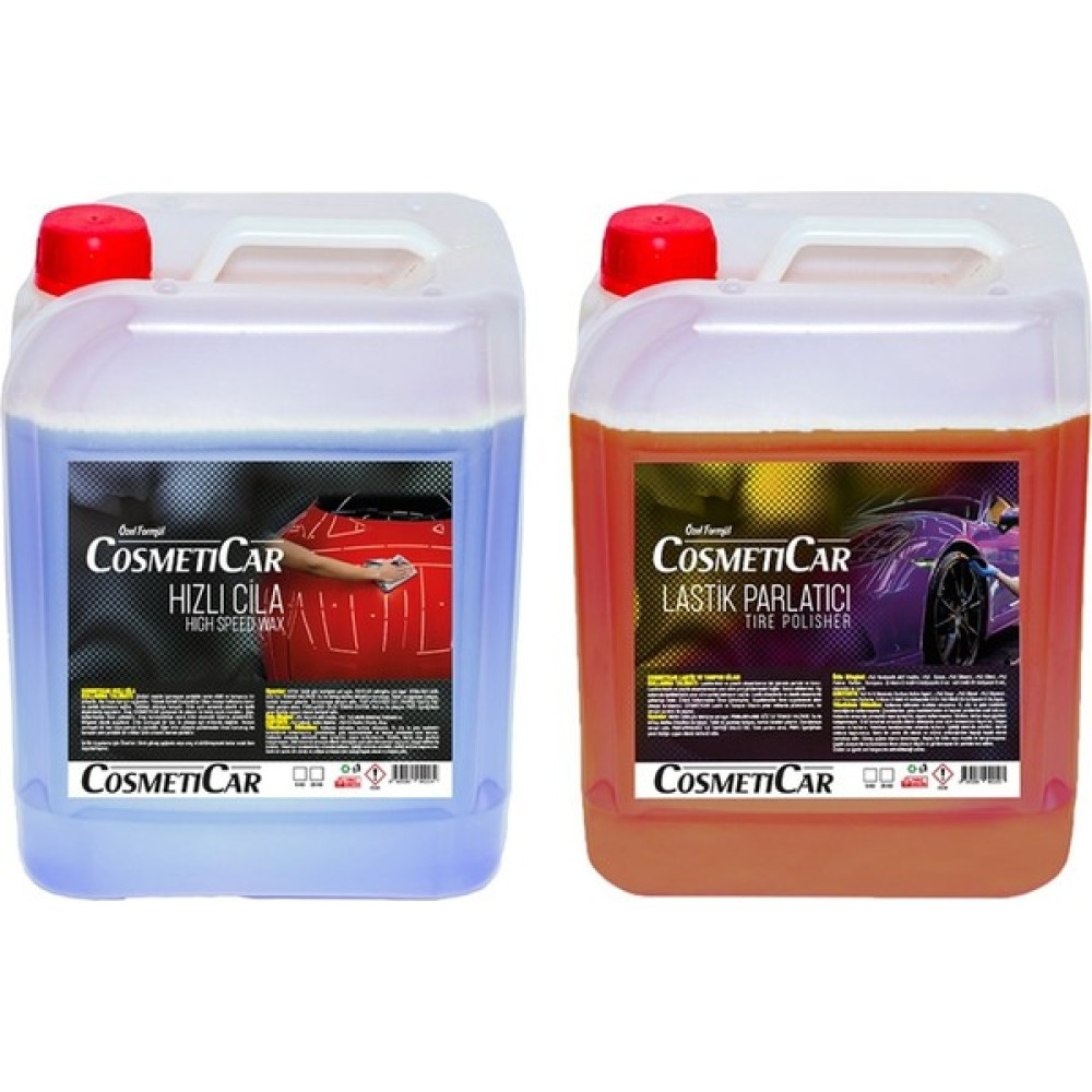 CosmetiCar 5kg Lastik Parlatıcı ve 5kg Hızlı Cila Wax ve Lastik Parlatıcı Uygulama Süngeri 3 Parça Set Oto Bakım & Temizlik Ürünleri Fiyatı