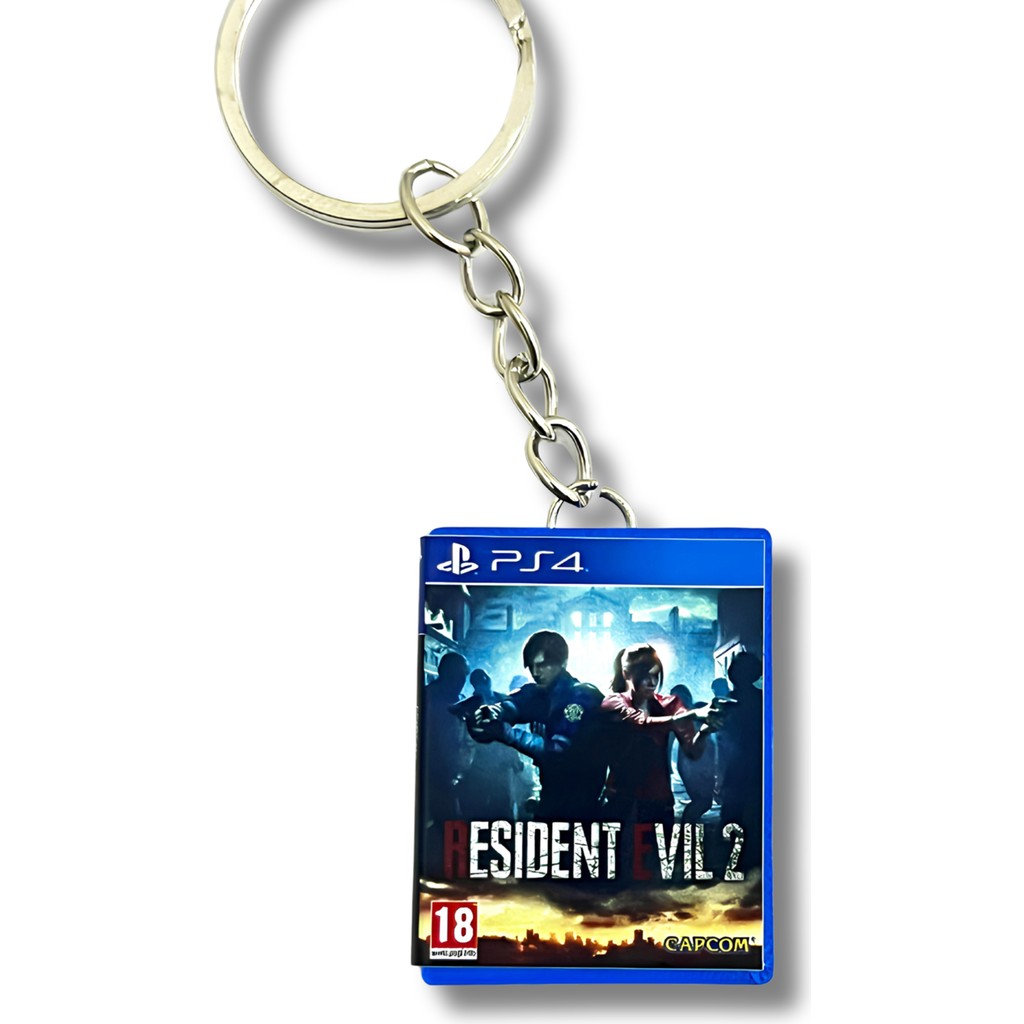Cosmic Store Resident Evil 2 Ps4 Minyatür Oyun Kutusu Anahtarlık Anahtarlık Fiyatı