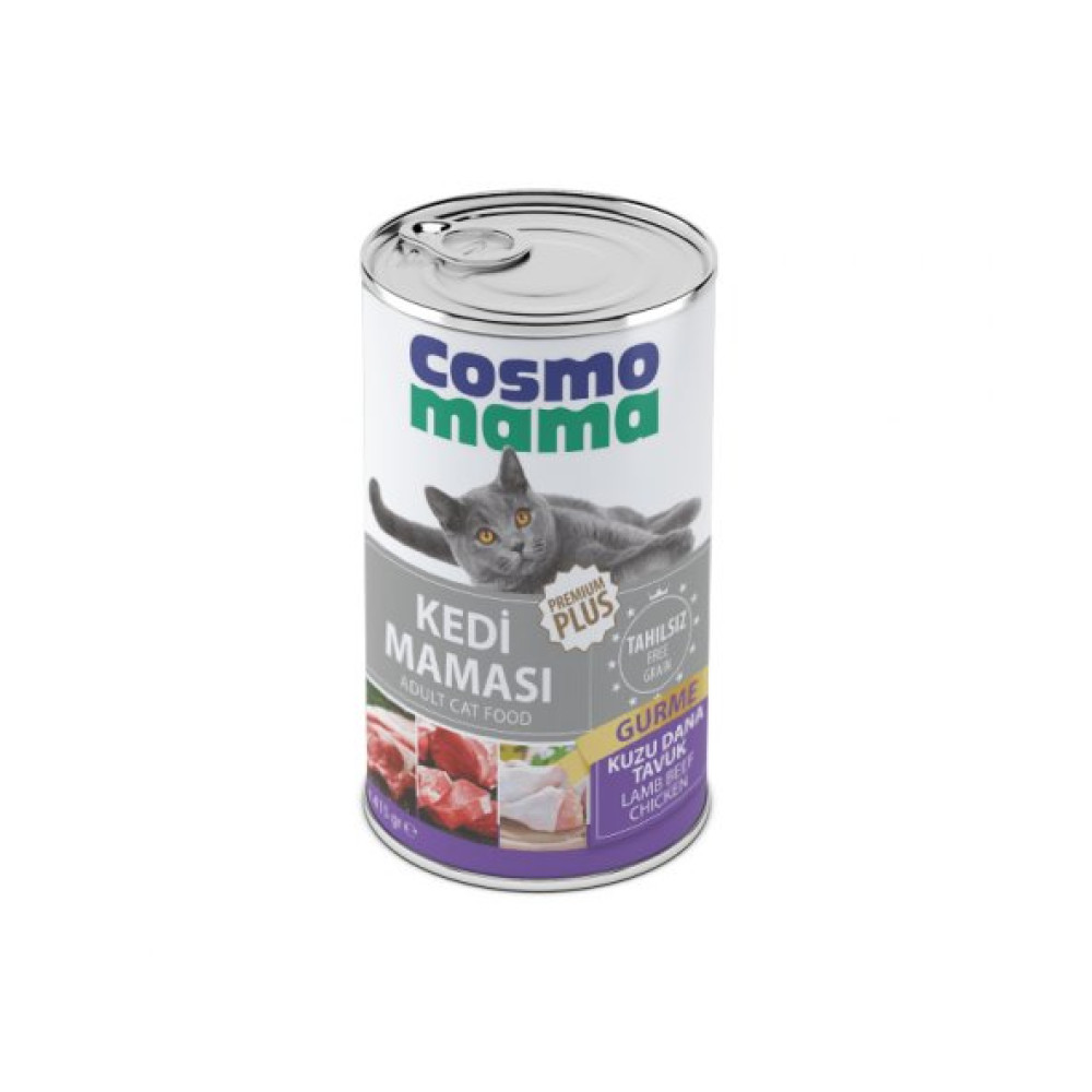 Cosmo Mama Yetıskın Kedı Gurme Konserve Maması 24 Adet X 415 Gr ( Dana, Kuzu Ve Tavuk) 70 Et Evcil Hayvan Ürünleri Fiyatı