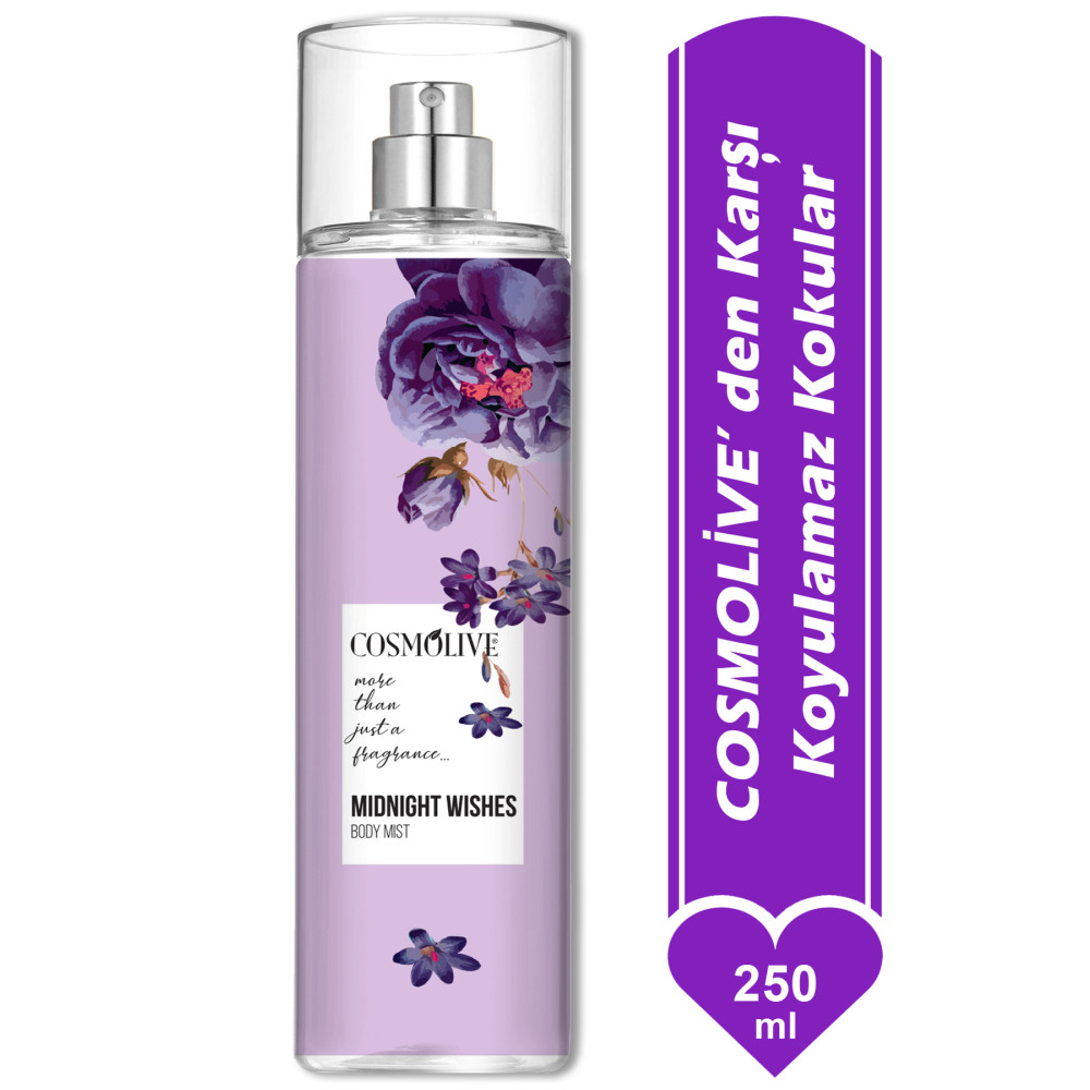 Cosmolive Body Mist Vücut Spreyi - Kadın Nemlendirici Parfüm Kokusu Işıltılı Victoria Bombshell Deodorantlar Fiyatı