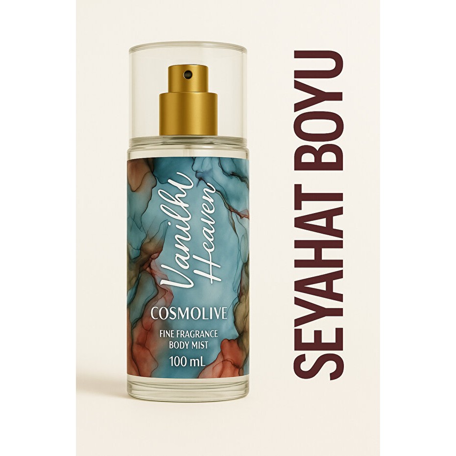 Cosmolive Vücut Spreyi Body Mist | Amber Romance | Vanilla Heaven | Seyahat Boy | Nemlendirici Giyim & İç Giyim Fiyatı