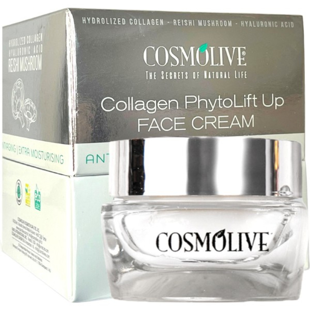 Cosmolive Yaşlana Karşıtı Yüz Bakım Kremi, Gençleştiren Formül, Makyaj Altı Bazı, Kolajen, Hyaluronik Asit, Reishi Mantarı , Guaranaberry, C ve E V... Anti-Aging / Yaşlanma Karşıtı Fiyatı