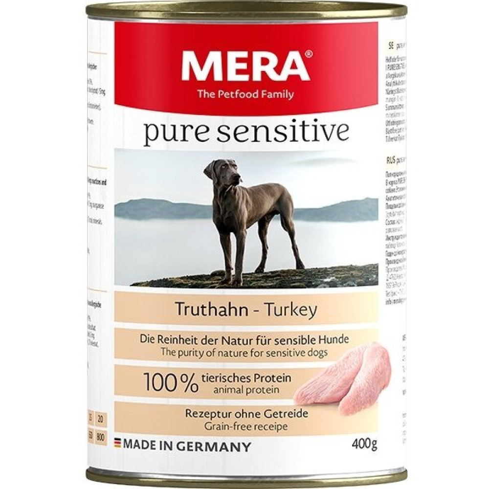 Cosmopol Store Mera Pure Sensitive Adult Hindili Yetişkin Köpek Konservesi 400 gr Evcil Hayvan Ürünleri Fiyatı
