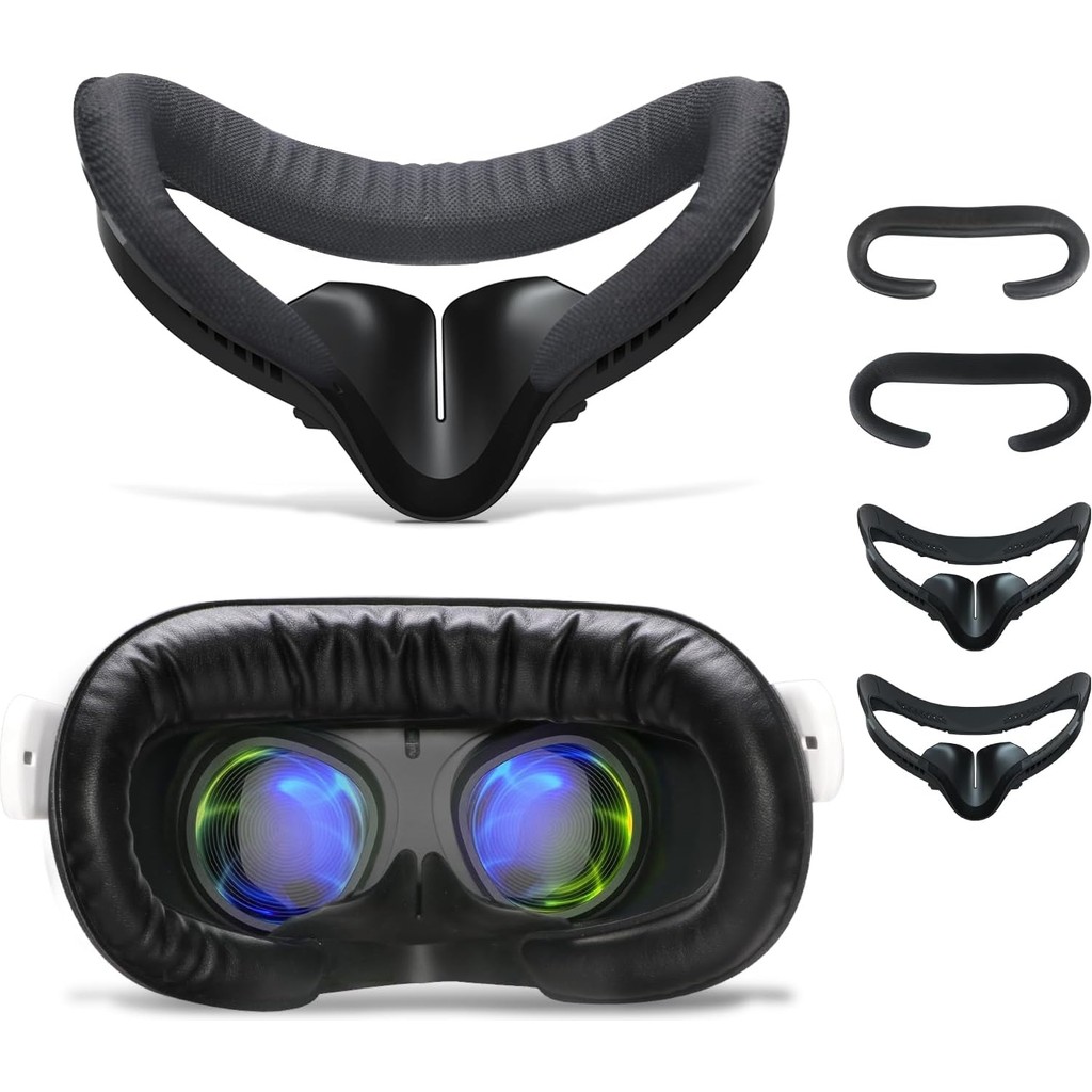 Cosmostech Meta Quest 2 Uyumlu Vr Face Pad Aksesuar Seti – Çıkarılabilir Yüz Braketi, Burun Pedi, Köpük Yüz Pedi & Lens Koruyucu Set Diğer Fiyatı