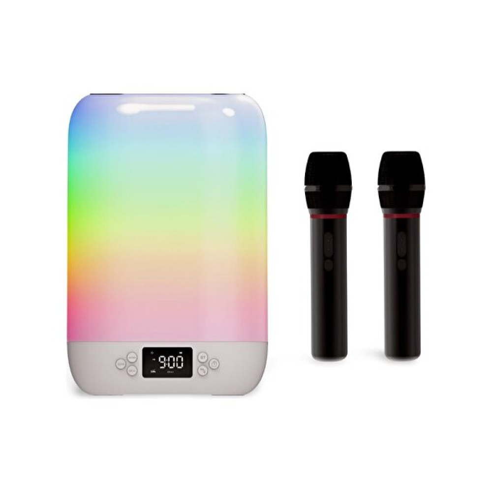 Cosmostech Ms8K RGB Aydınlatma Alarm Saat Uyku Modlu Çift Mikrofon Karaoke Hoparlörü Bluetooth Hoparlör Fiyatı