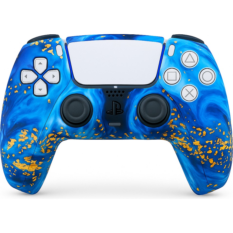 Cosmostech Ps5 Dualsense Joystick Koruyucu Silikon Kılıf – Yüksek Kaliteli, Esnek, Şık Mavi Desenli Kaplama Xbox Oyun Kolu ve Aksesuarları Fiyatı