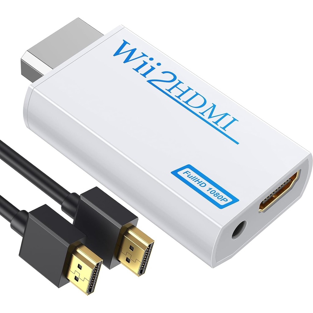 Cosmostech Wii To HDMI Dönüştürücü Adaptör 1080P – 3.5mm Ses Çıkışlı, HDMI Kablolu, Nintendo Wii & Wii U Uyumlu, Hdtv/monitör Destekli Bilgisayar Çevirici ve Adaptörü Fiyatı