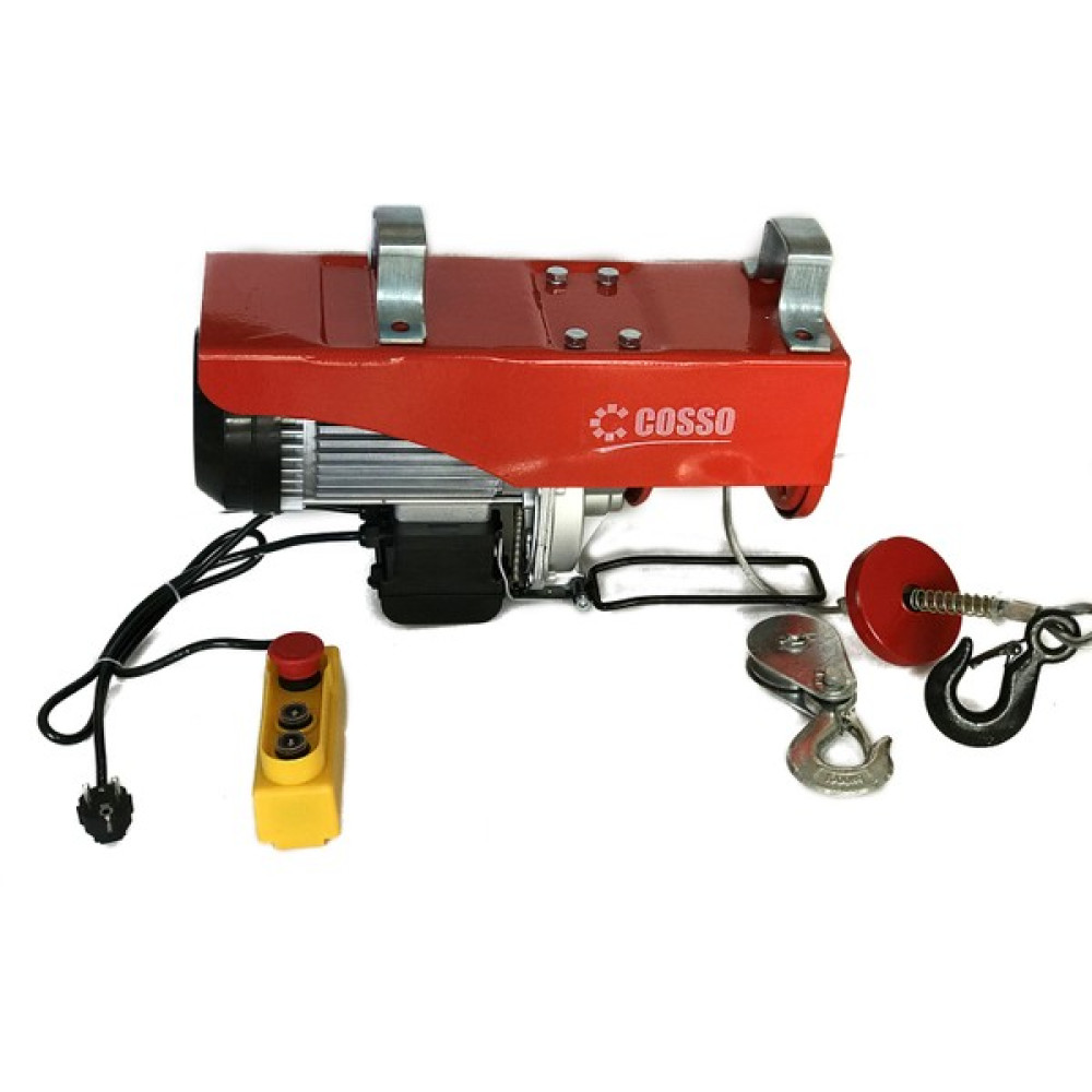 Cosso 600/1200 Kg 1800 W Elektrikli Vinç Yük Kaldırma / Vinç Fiyatı