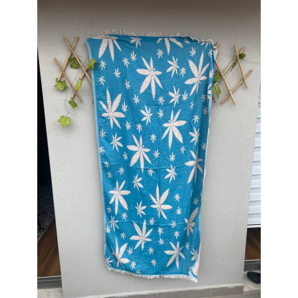 Costa Muslin Peştemal/plaj Havlusu - Mavi - 90 x 160 cm Plaj Havlusu Fiyatı