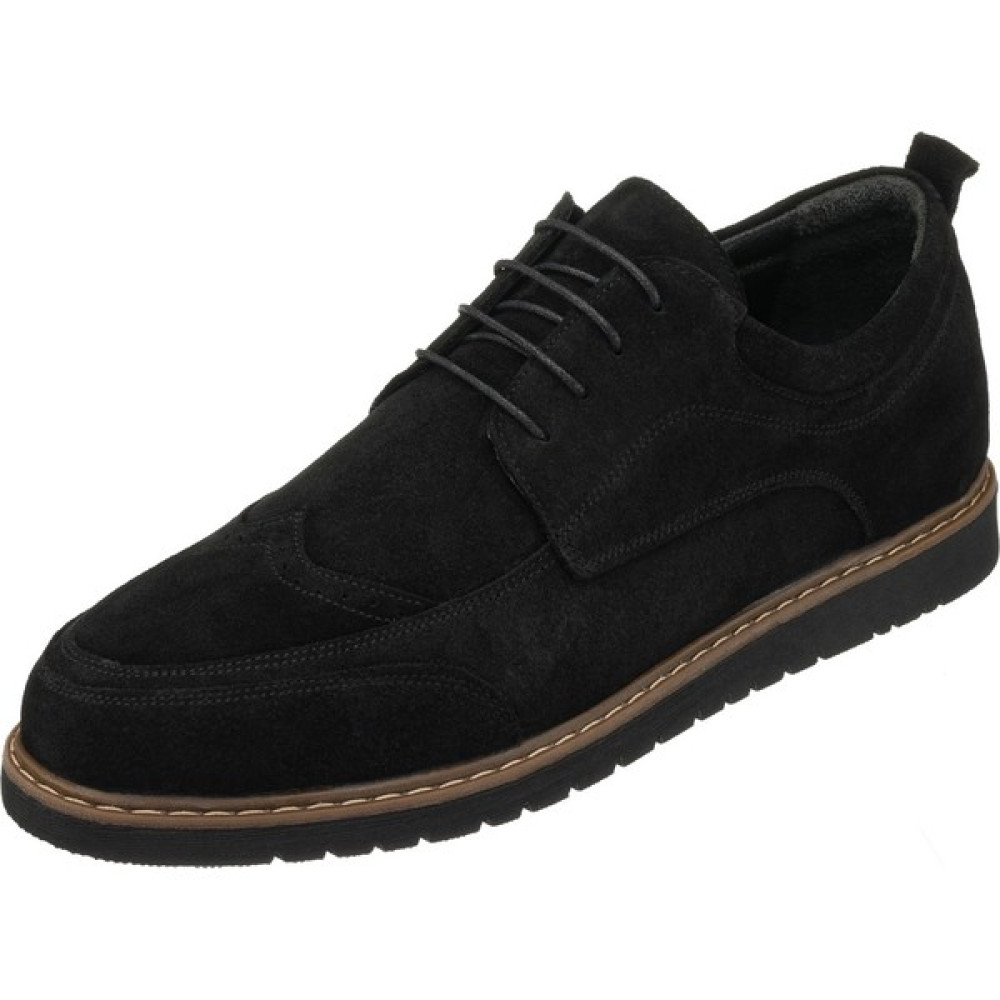 Costo Shoes 45 - 46 - 47 - 48 - 49 - 50 AB1386 Siyah Süet Çift Katlı Termo Taban Büyük Numara Dana Derisi Rahat Geniş Kalıp Üst Kalite Erkek Spor ... Erkek Günlük Ayakkabıları Fiyatı