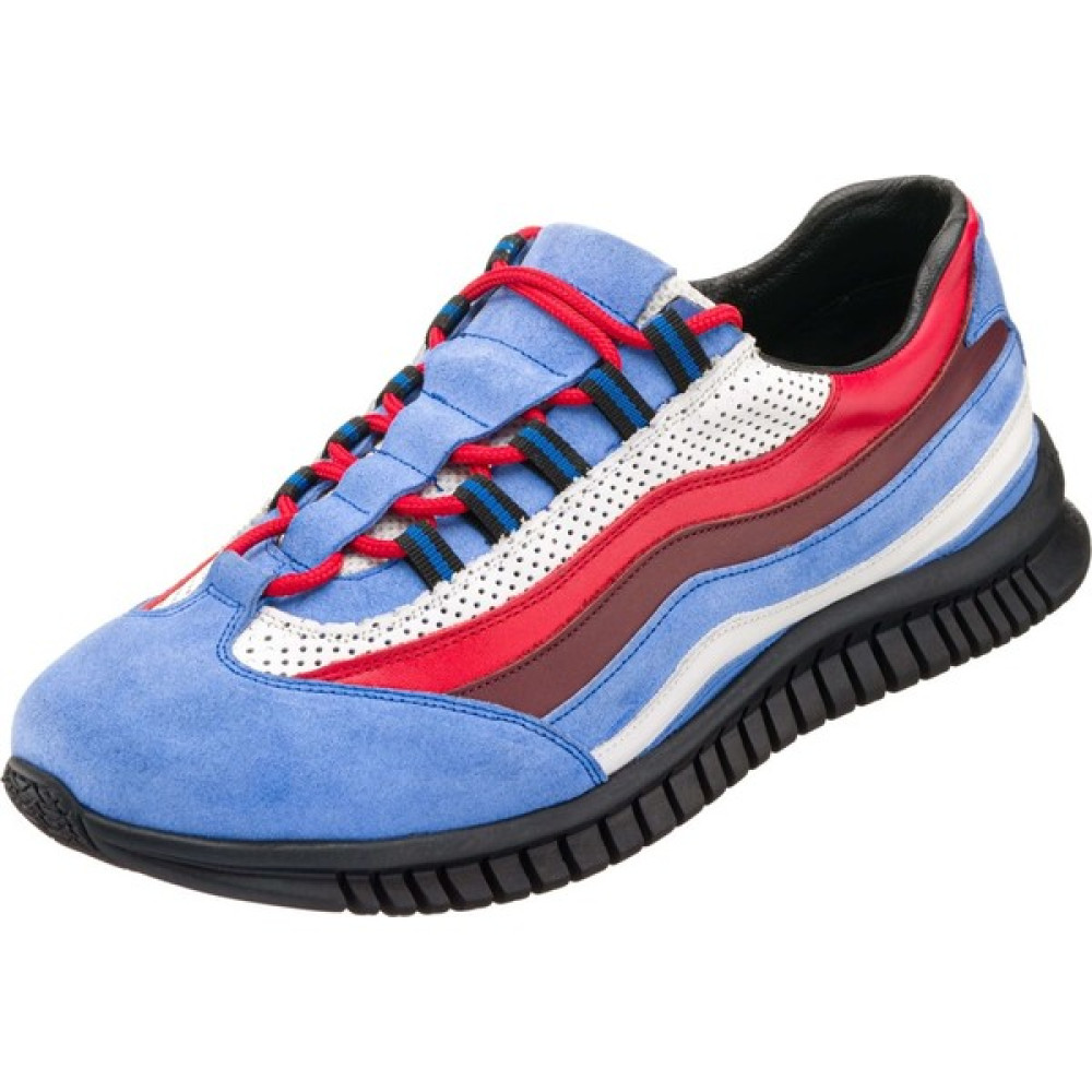 Costo Shoes 45 - 46 - 47 - 48 -49 - 50 Amex Sax Mavi Büyük Numara Dana Derisi Rahat Geniş Kalıp Erkek Vip Spor Ayakkabı Erkek Günlük Ayakkabıları Fiyatı