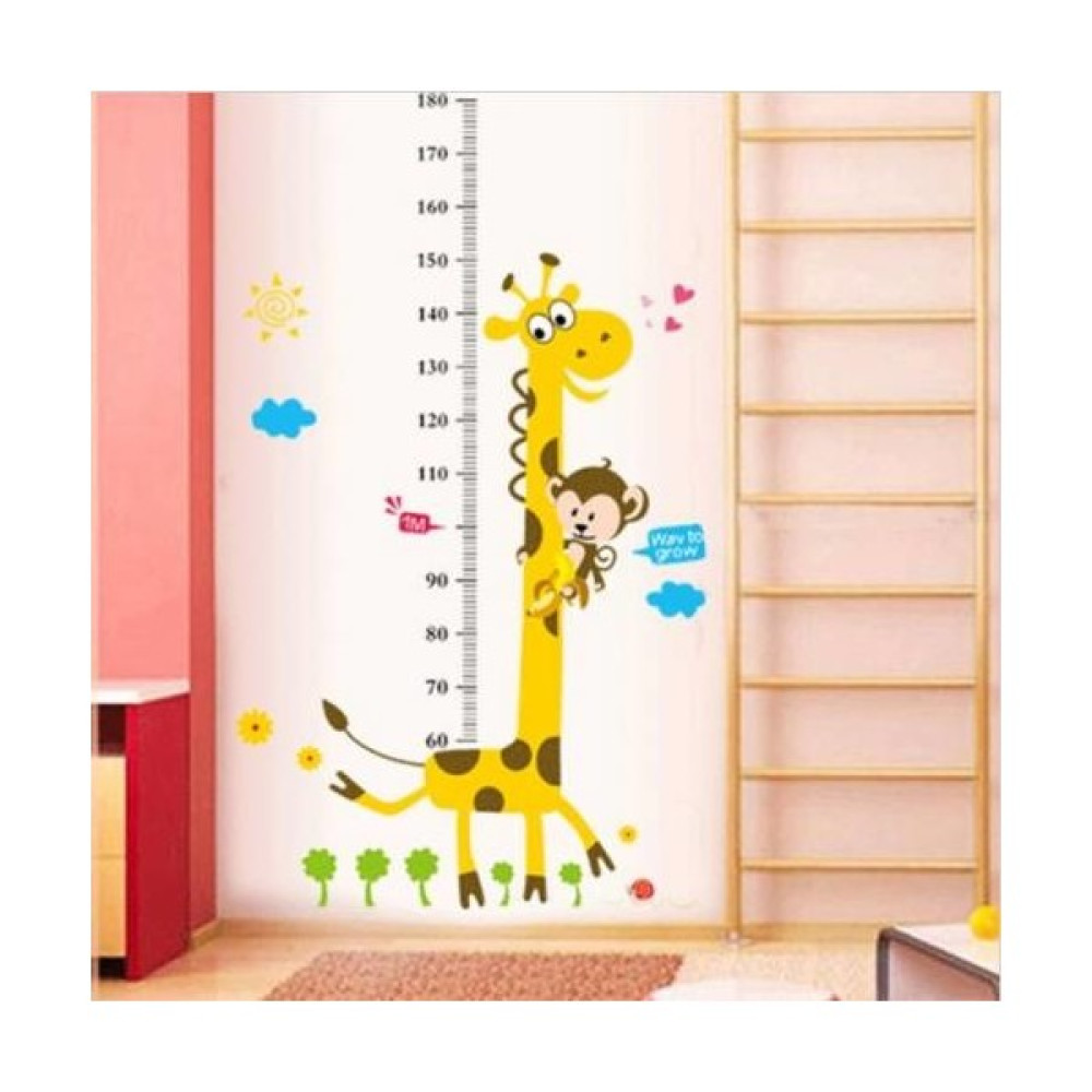 Cosy Home Gift Çocuk Bebek Odası Gelişim Boy Ölçer Boy Tablosu Zürafa Sticker Pvc Duvar Süsü Bebek Odası Duvar Süsü Fiyatı
