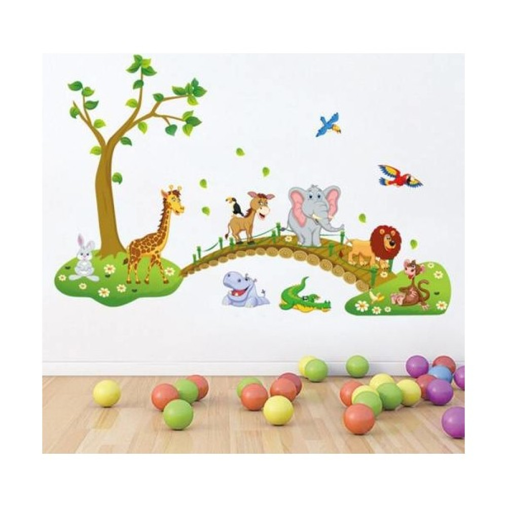 Cosy Home Gift Sevimli Hayvanlar Köprü Ağaç Çocuk Odası Sticker Oto Boyaları Fiyatı