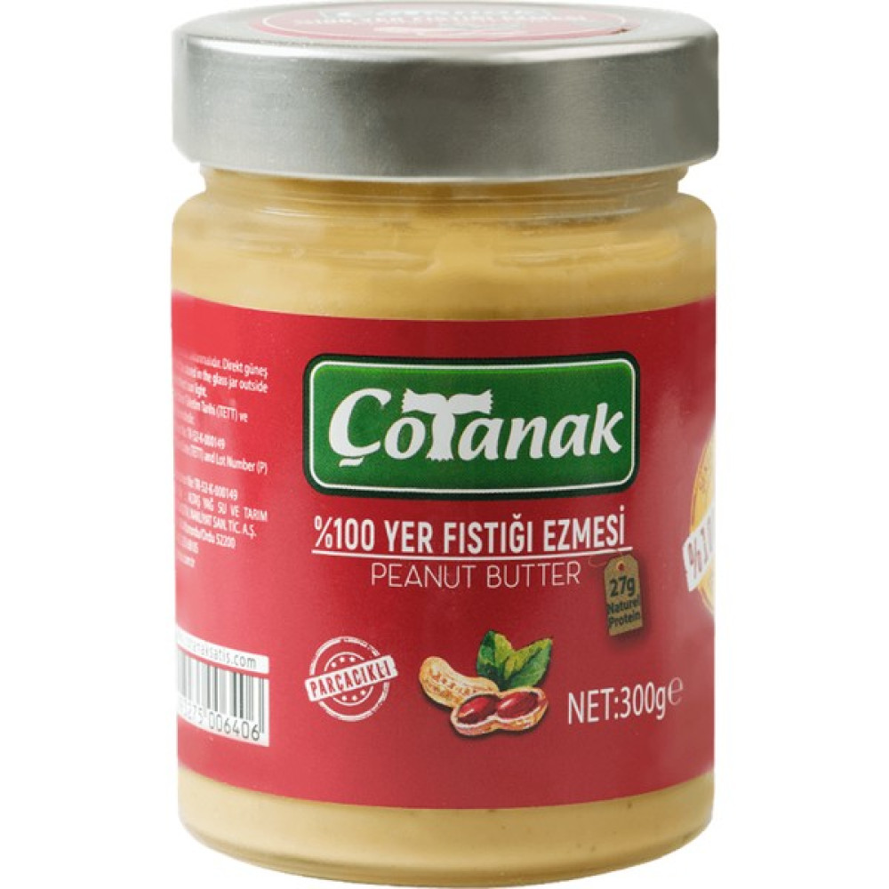 Çotanak % 100 Fıstık Ezmesi - 300 gr Diğer Fiyatı