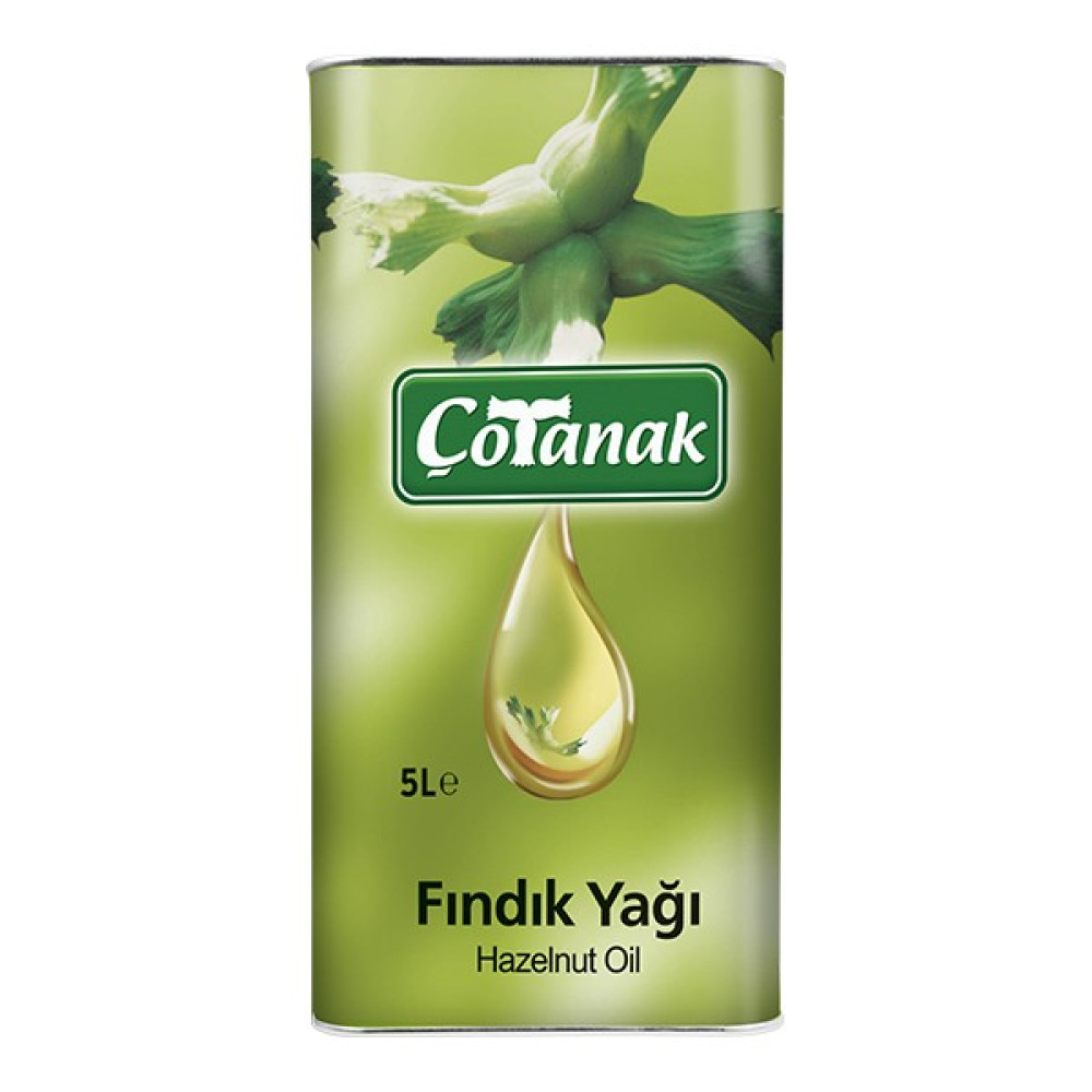 Çotanak Fındık Yağı 5 Lt Teneke Bitkisel Yağlar Fiyatı