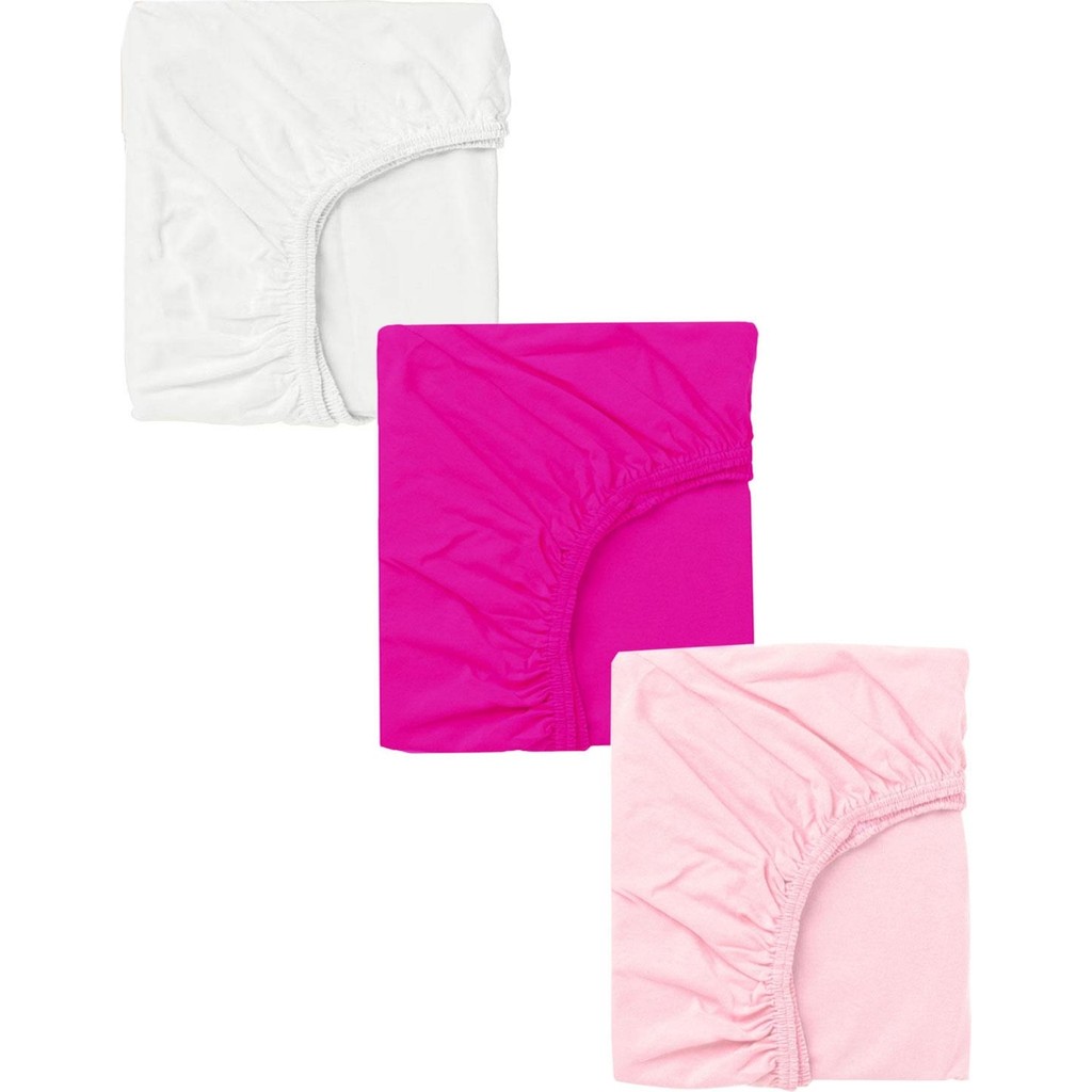 Cotenconcept 3 Adet Pamuklu ve Lastikli 60 x 120 cm Penye Bebek Çarşaf - Renkli Çarşaf Fiyatı