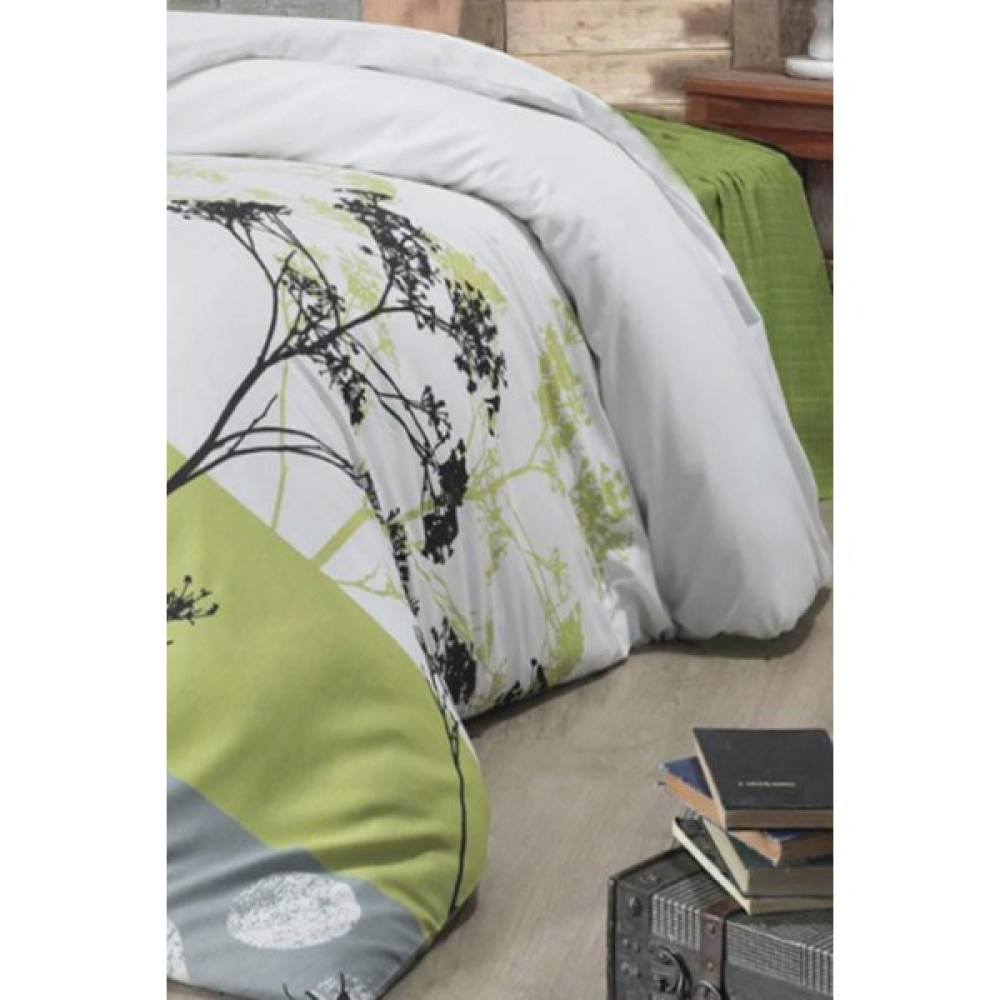 Cotenconcept Çift Kişilik Tek Nevresim ( Yorgan ) Kılıfı 200x220 Cm - 200 x 220 cm - Yeşil Nevresim Takımı Fiyatı