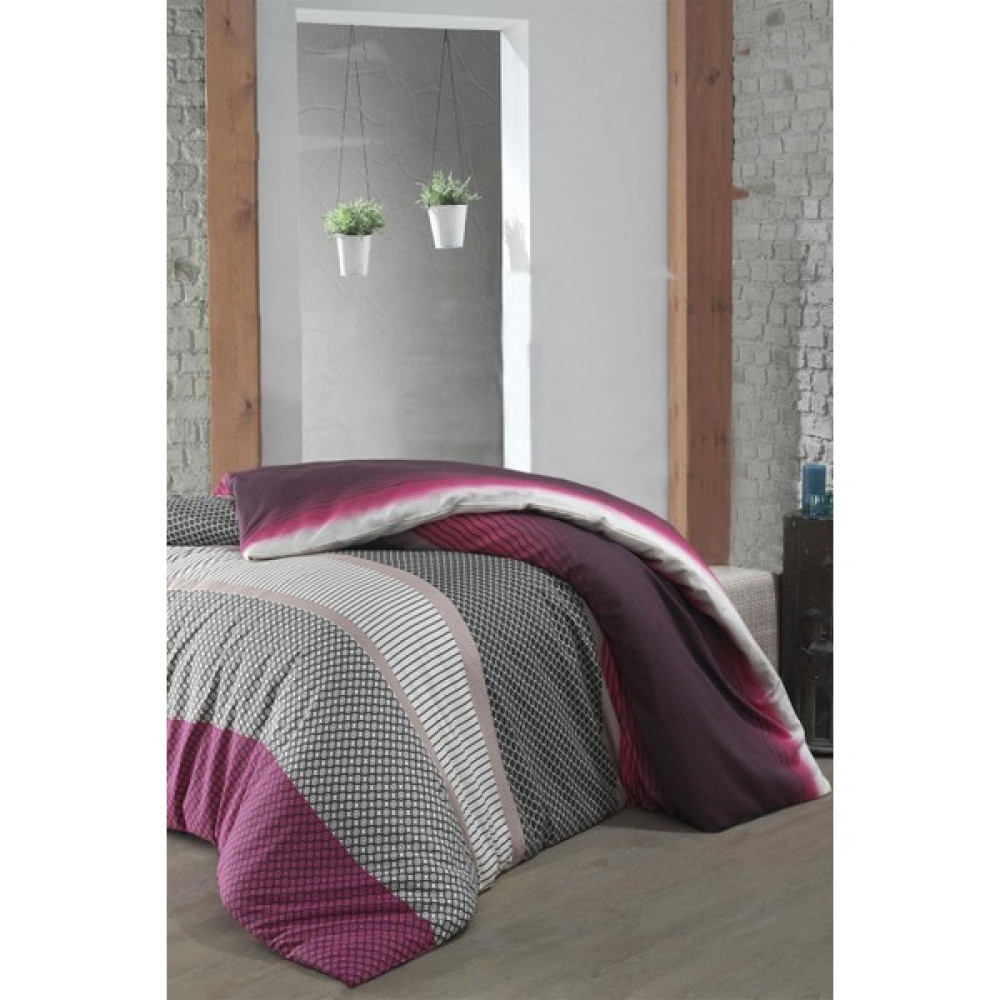 Cotenconcept Tek Kişilik Tek Nevresim ( Yorgan ) Kılıfı 160x220 Cm - 160 x 200 cm - Fuşya Nevresim Takımı Fiyatı