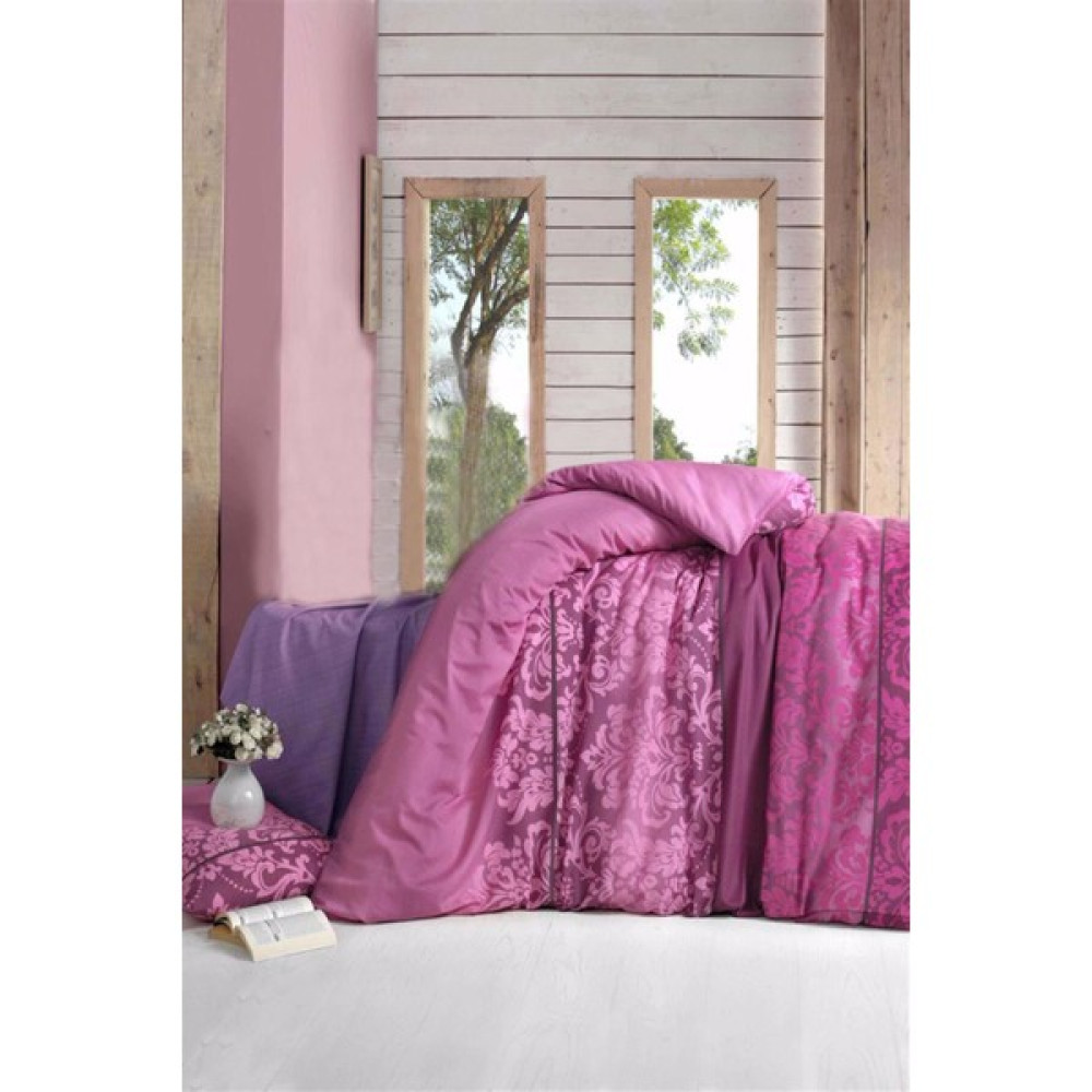 Cotenconcept Tek Kişilik Tek Nevresim ( Yorgan ) Kılıfı 160x220 Cm - 160 x 200 cm - Koyu Pembe Nevresim Takımı Fiyatı