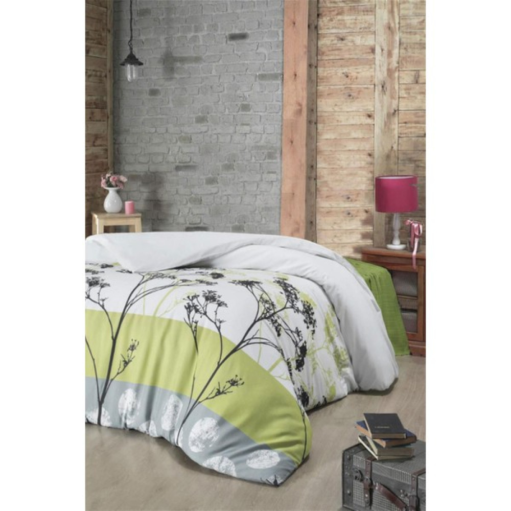 Cotenconcept Tek Kişilik Tek Nevresim ( Yorgan ) Kılıfı 160x220 Cm - 160 x 200 cm - Yeşil Nevresim Takımı Fiyatı