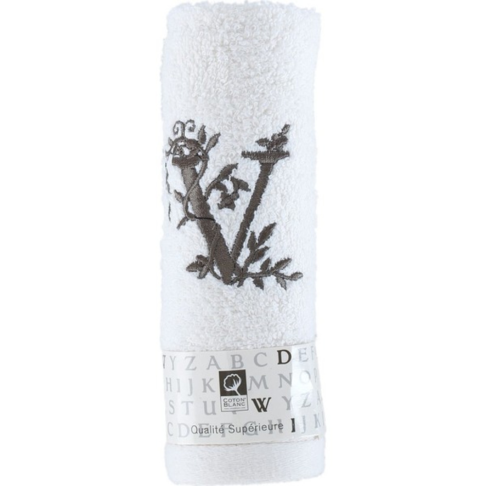 Coton Blanc El Havlusu V Nakışlı - Krem - 30 x 50 cm El / Yüz Havlusu Fiyatı