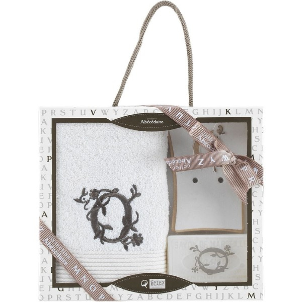 Coton Blanc Hediyelik Set O Nakışlı - Krem - 30 x 50 cm Banyo Havlusu Fiyatı