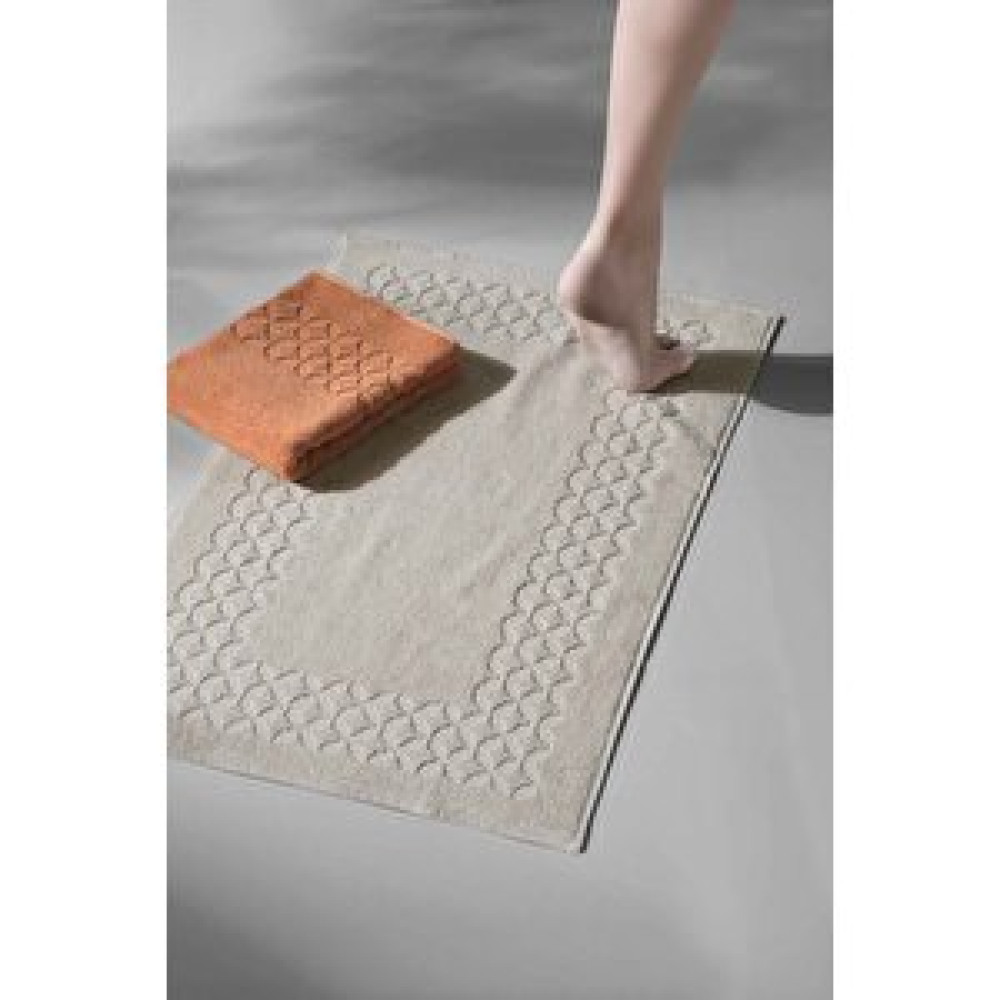 COTTO N MANIA Biscay Bathmat Desert - Ekstra Yumusak, Modern %100 Pamuk 50x75cm. Ayak Havlusu / Banyo Paspas Seti Banyo Halısı Fiyatı